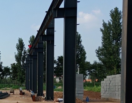 Il tetto d'acciaio galvanizzato dipinto lega i granai prefabbricati moderni del metallo