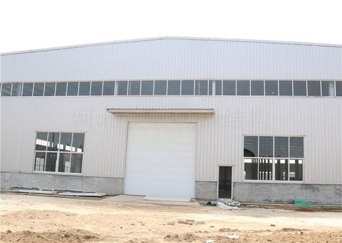 Soluzione di stoccaggio efficiente struttura in acciaio magazzino galvanizzato a caldo con porta rotante