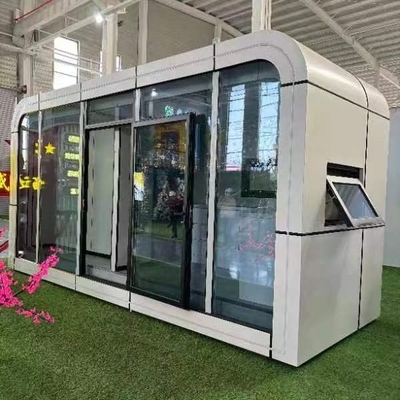 Edificio prefabbricato con struttura mobile in acciaio Apple Cabin Tiny House