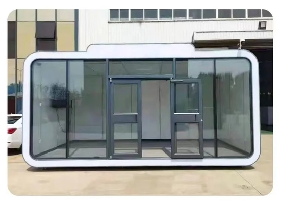 Edificio prefabbricato con struttura mobile in acciaio Apple Cabin Tiny House