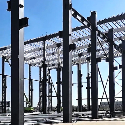 Moderno edificio di struttura in acciaio prefabbricato magazzino in acciaio prefabbricato