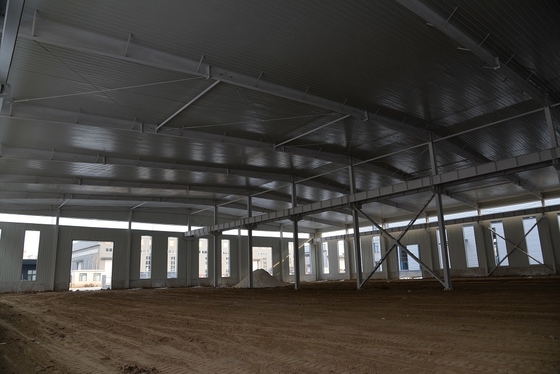 L'officina prefabbricata su ordinazione di Q345B sparge la costruzione di struttura d'acciaio del fascio di H