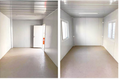 Casa di lusso del contenitore del flat pack della Camera minuscola mobile portatile prefabbricata