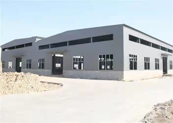 Costruzione galvanizzata costruzione prefabbricata industriale della struttura d'acciaio impermeabile