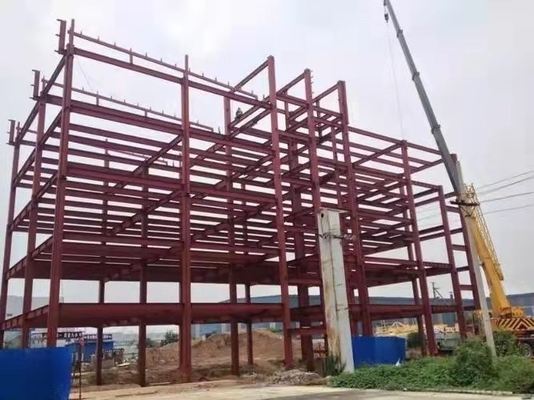 La lana della vetroresina ha prefabbricato le costruzioni di struttura d'acciaio per il bungalow