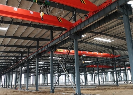 Metallo prefabbricato del CE che incornicia Crane Workshop Steel Structure Houses