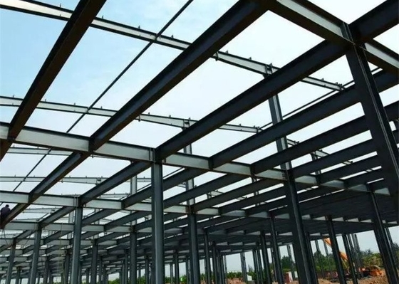 Fabbrica prefabbricata dell'Assemblea rapida del gruppo di lavoro della struttura di acciaio per costruzioni edili del carbonio grande