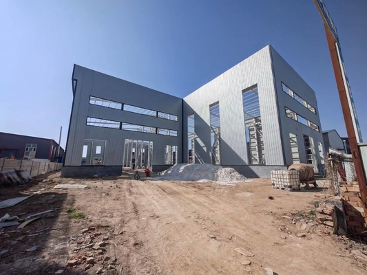 Gruppo di lavoro chimico industriale prefabbricato dipinto della struttura d'acciaio della struttura d'acciaio